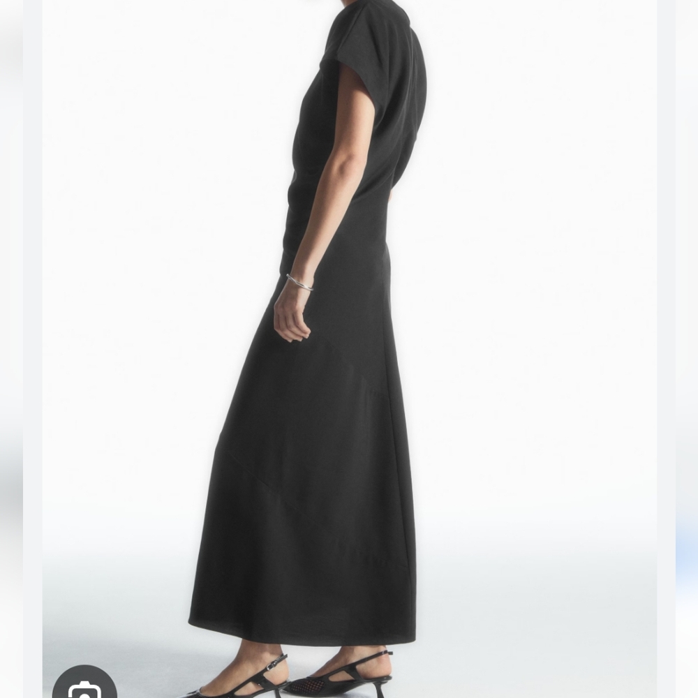 COS Black Maxi Dress